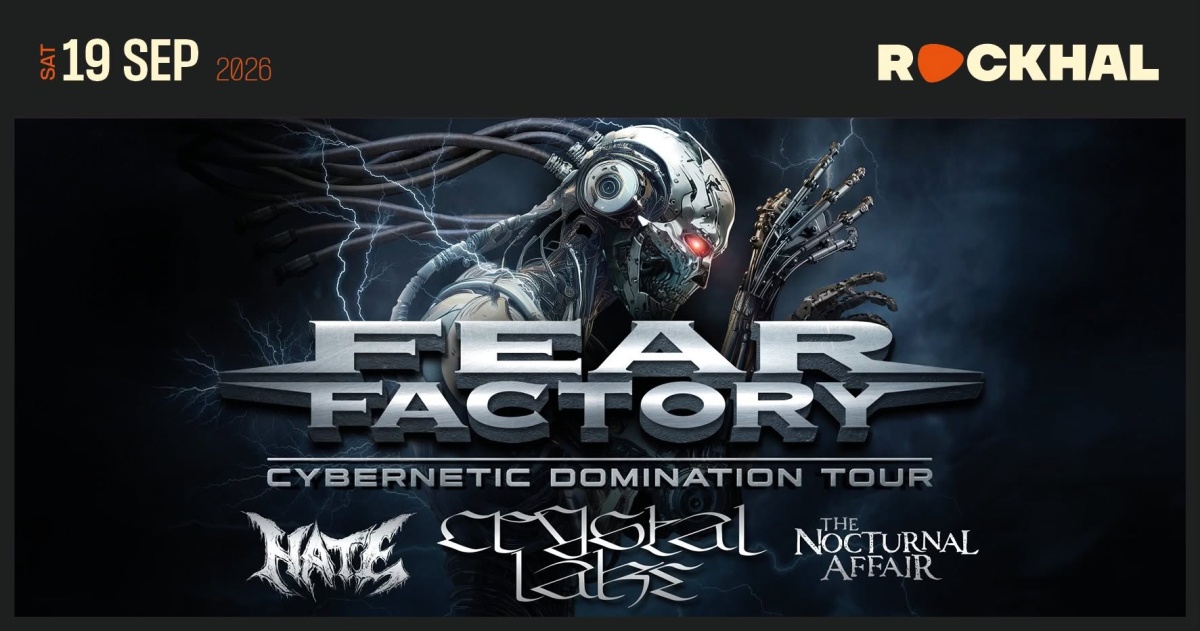 La domination façon cyber de Fear Factory Crystal Lake et Hate