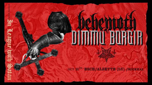Behemoth Dimmu Borgir et Dark Funeral dans la ligue de Satan