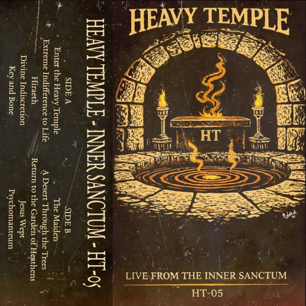 Le nouvel album live de Heavy Temple en écoute