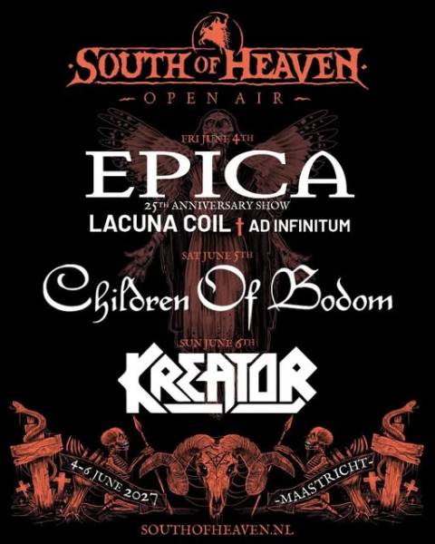 Premiers noms pour le South Of Heaven festival