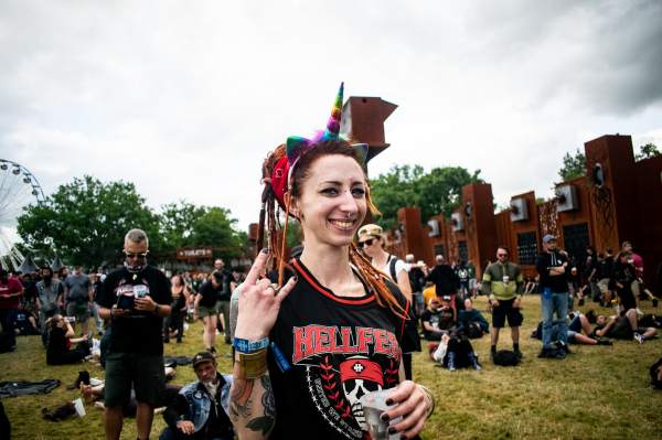 Hellfestivaliers à Clisson (Hellfest Open Air), le 18-06-2023, par Nicolas Lambinet — 5 sur 37