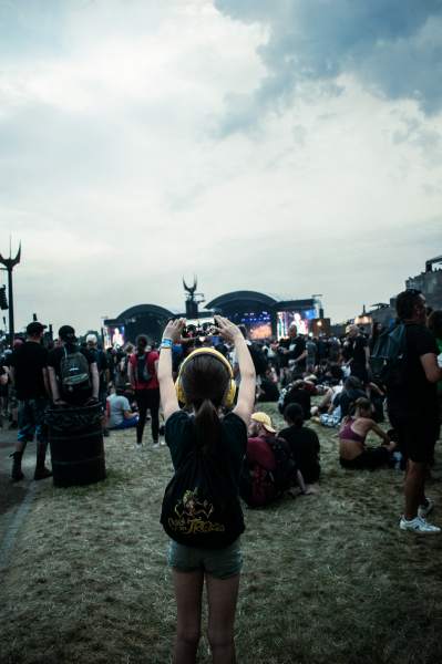 Hellfestivaliers à Clisson (Hellfest Open Air), le 18-06-2023, par Nicolas Lambinet — 26 sur 37