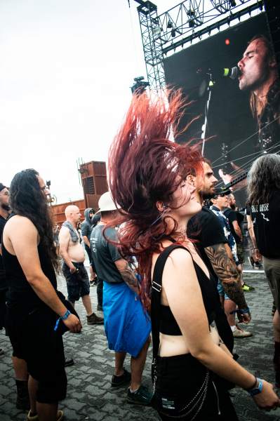 Hellfestivaliers à Clisson (Hellfest Open Air), le 18-06-2023, par Nicolas Lambinet — 34 sur 37