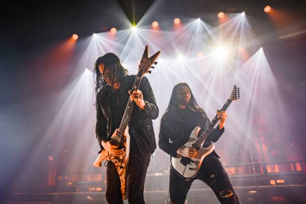 Arch Enemy à Bruxelles (Ancienne Belgique), le 04-11-2025, par Jürgen Bruynooghe — 25 sur 39